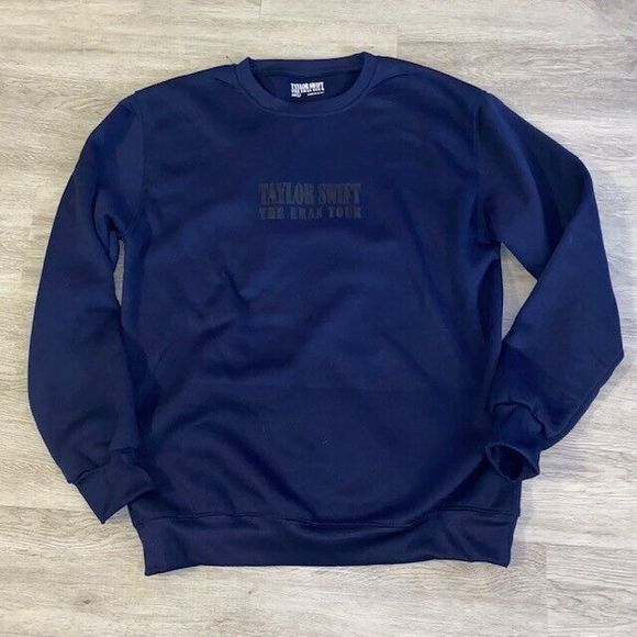 Taylor Swift The Eras Tour 2023 Official Merch Blue Crewneck 2XL XXL Unisex - Picture 1 of 4